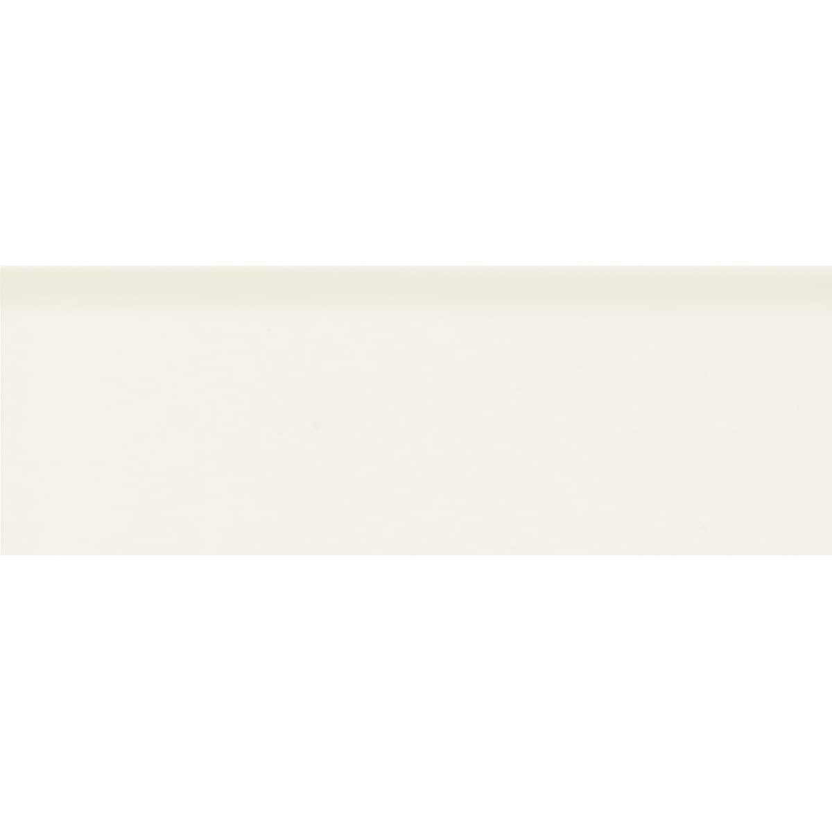Bright White Ceramic Mud Cap Tile 2-in x 6-in T334