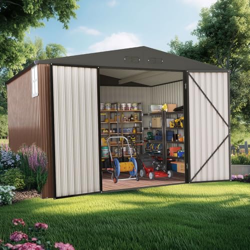 5X3 FT Heavy Duty Outdoor Metal Storage Shed F583207