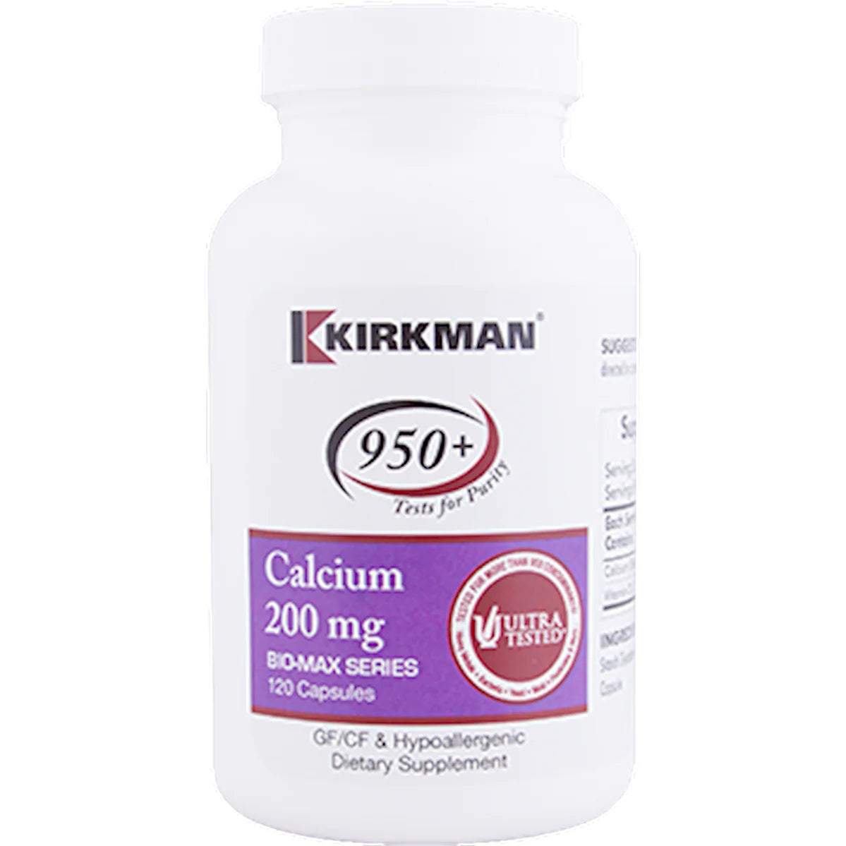 Calcium 200 mg 120 caps H2401