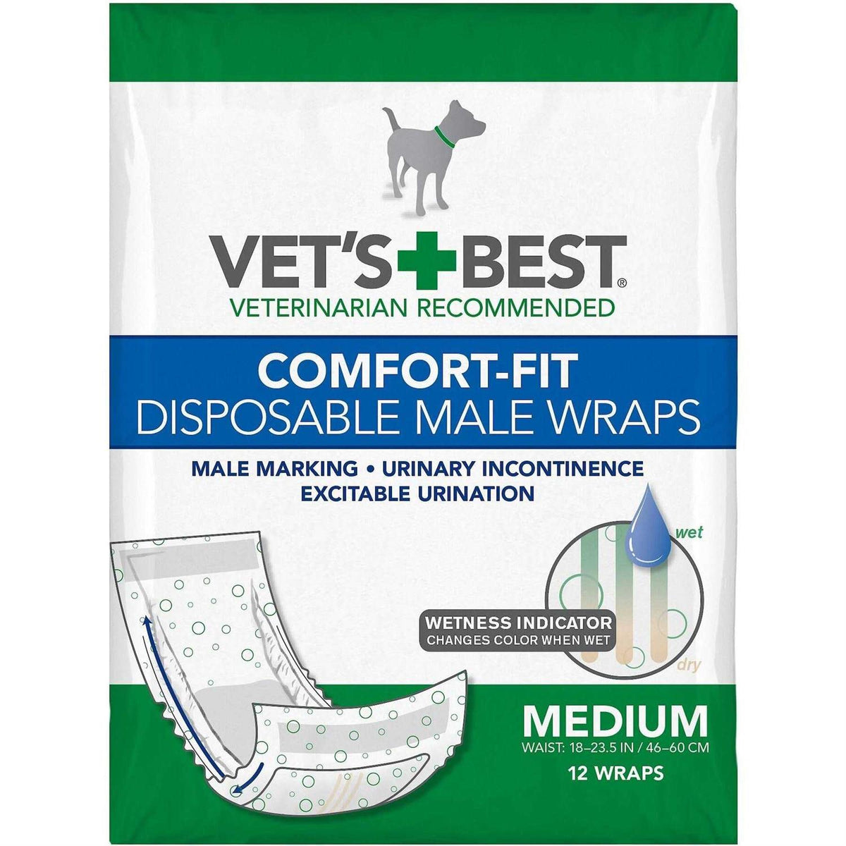 Disposable Male Dog Wraps O824