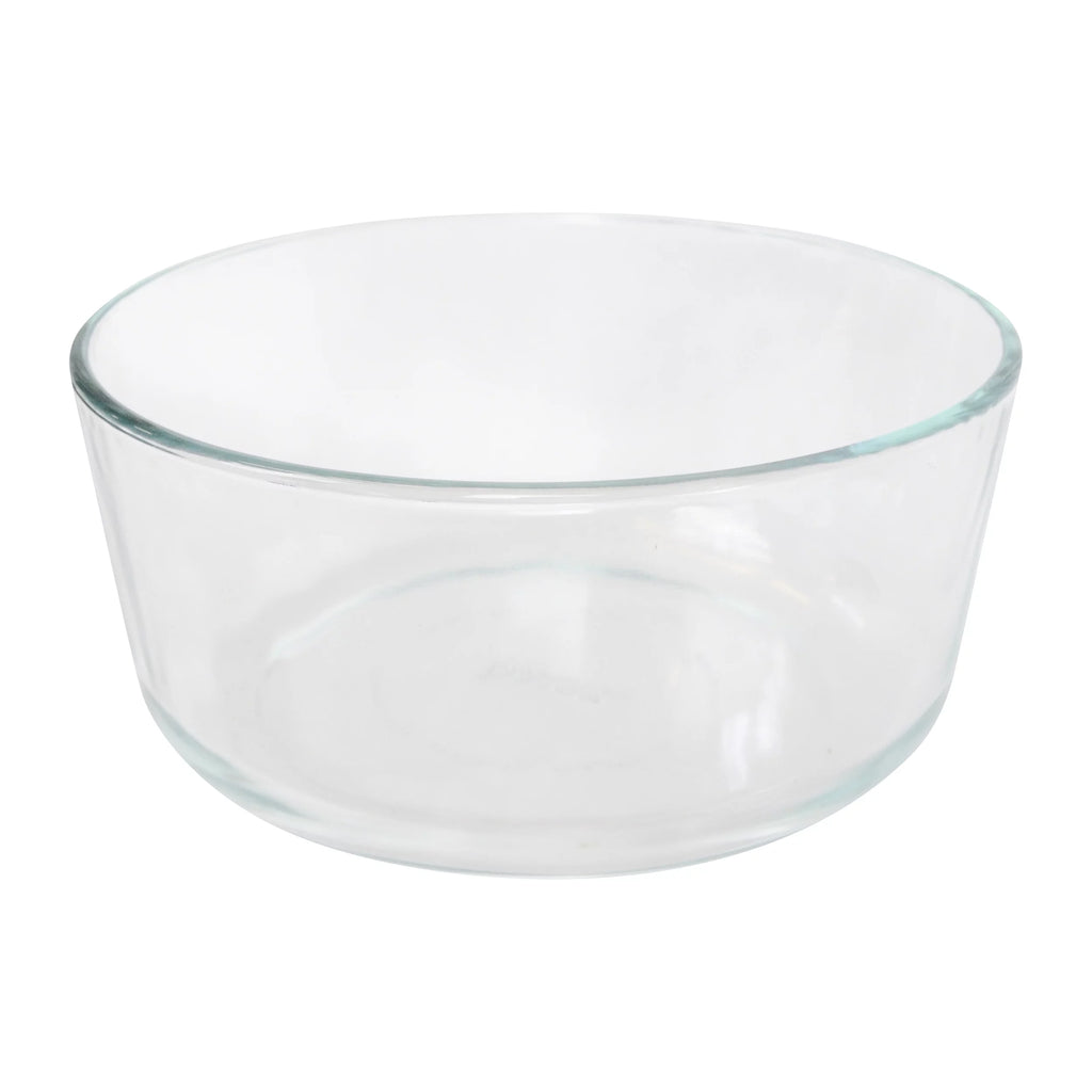 7-Cup Glass Bowl with Yellow Lid, 4 Pack X10047