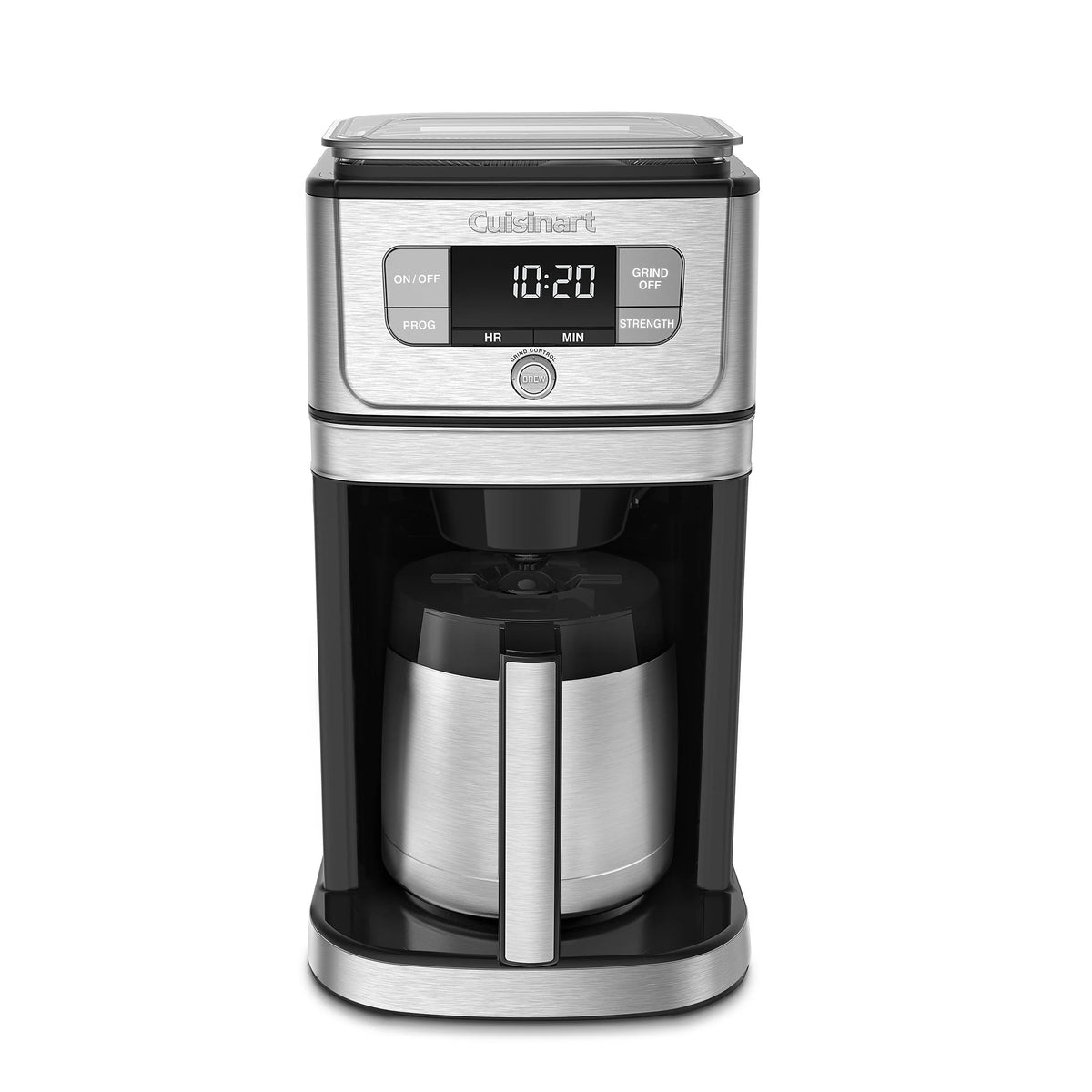 10 Cup Burr Coffeemaker, Silver Z176214