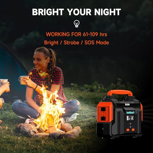 300W 257wh Lithium Battery Portable Power Station Black C26730