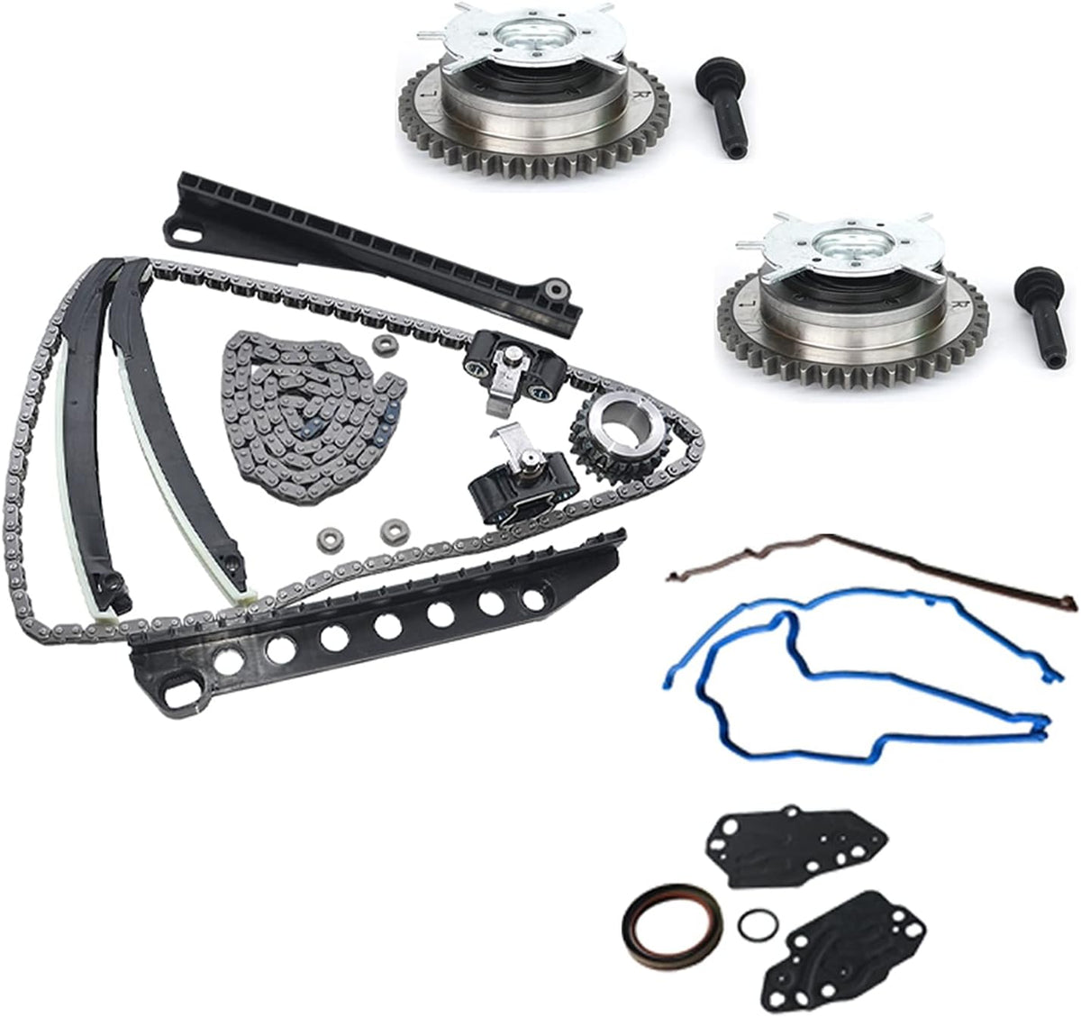 Variable Camshaft Timing Cam Phaser Kit with VCT Solenoids 4.6L 5.4L 3V Engine V522