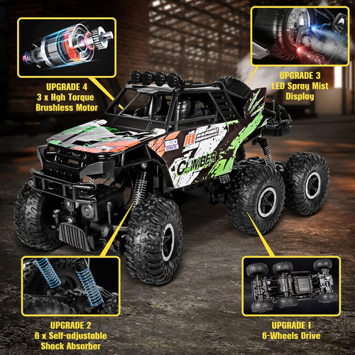 2.4Ghz 6x6 Off-Road Remote Control Monster Truck H711069
