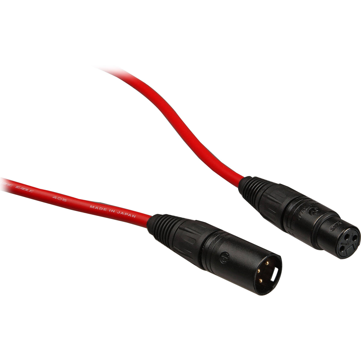 Red XLR Microphone Cable - 50& Z130