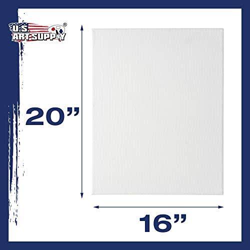 20-Pack 16 x 20 inch Acid Free Stretched Canvas O881
