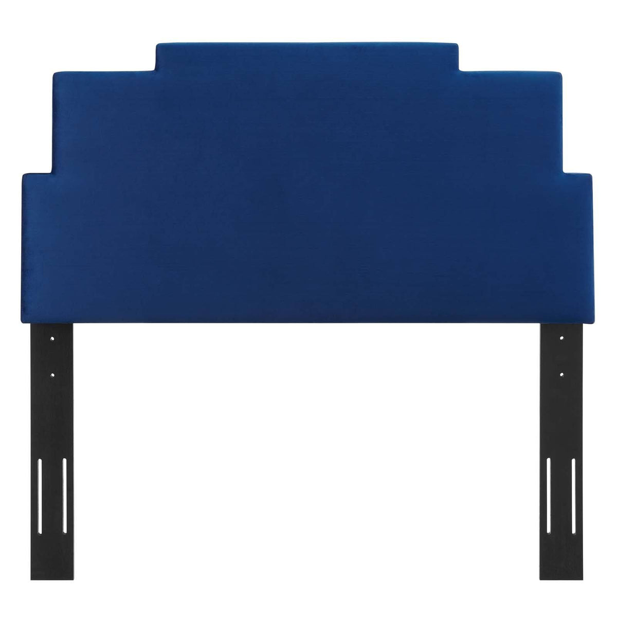Navy Performance Velvet King/California King Headboard A75393