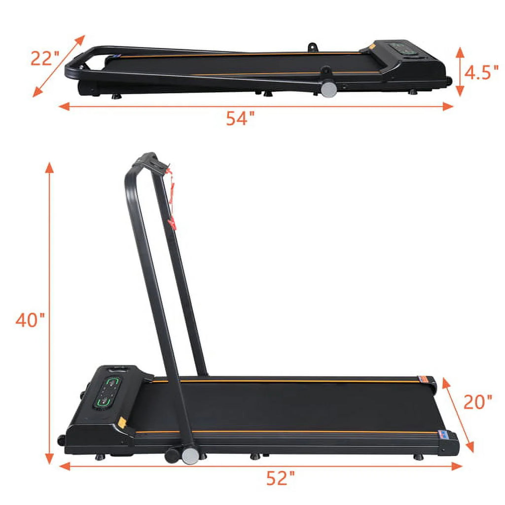 Folding Electric Treadmill with LCD Monitor K3644