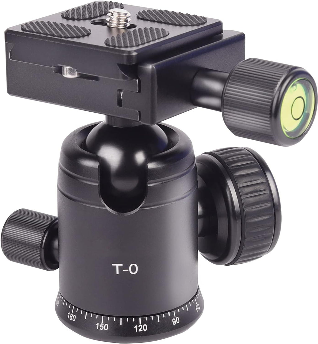 Mini Ball Head Adapter with 360 Degree Rotatable Aluminum Tripod Head X729