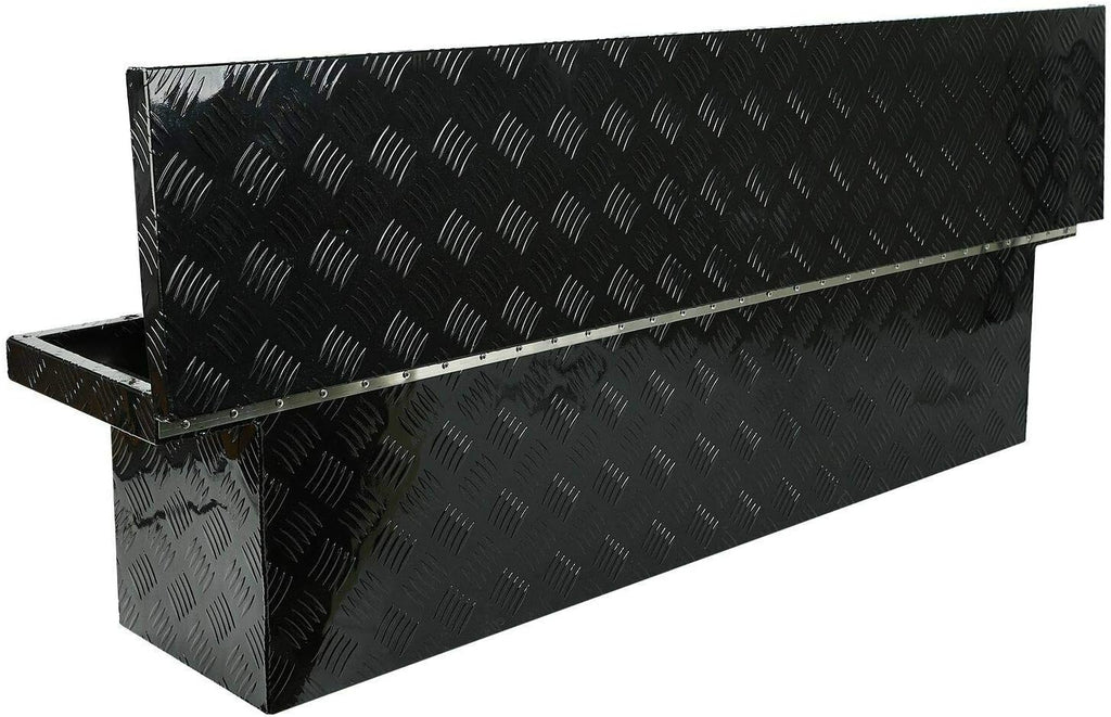 Black Aluminum Pick Up Truck Bed Tool Box Z59444