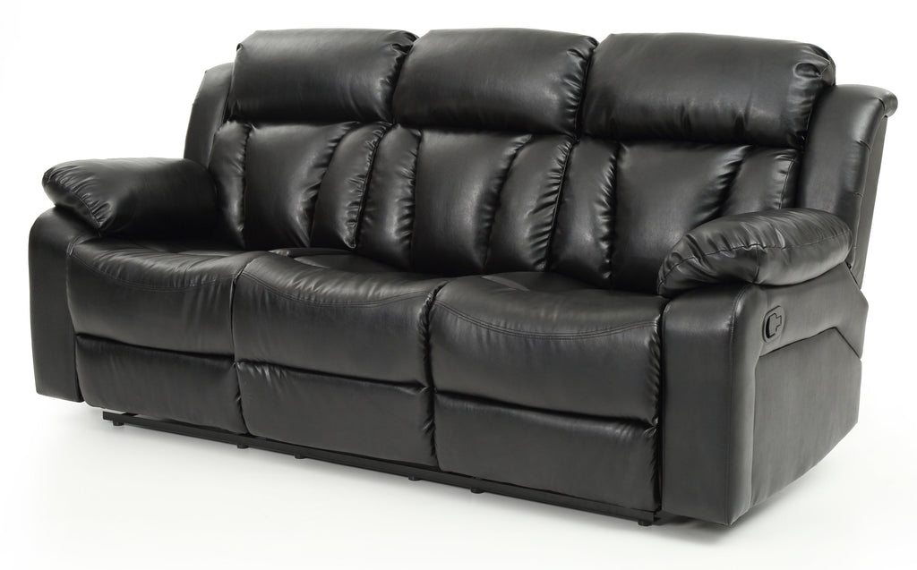 Black Reclining Sofa R3961