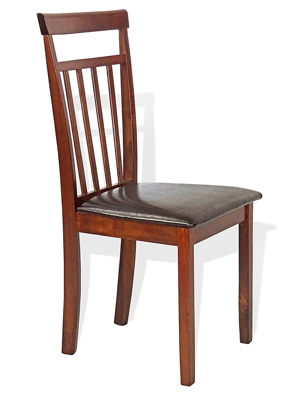 Set of 4 Solid Wood Dining Chairs with Padded Seat L6559