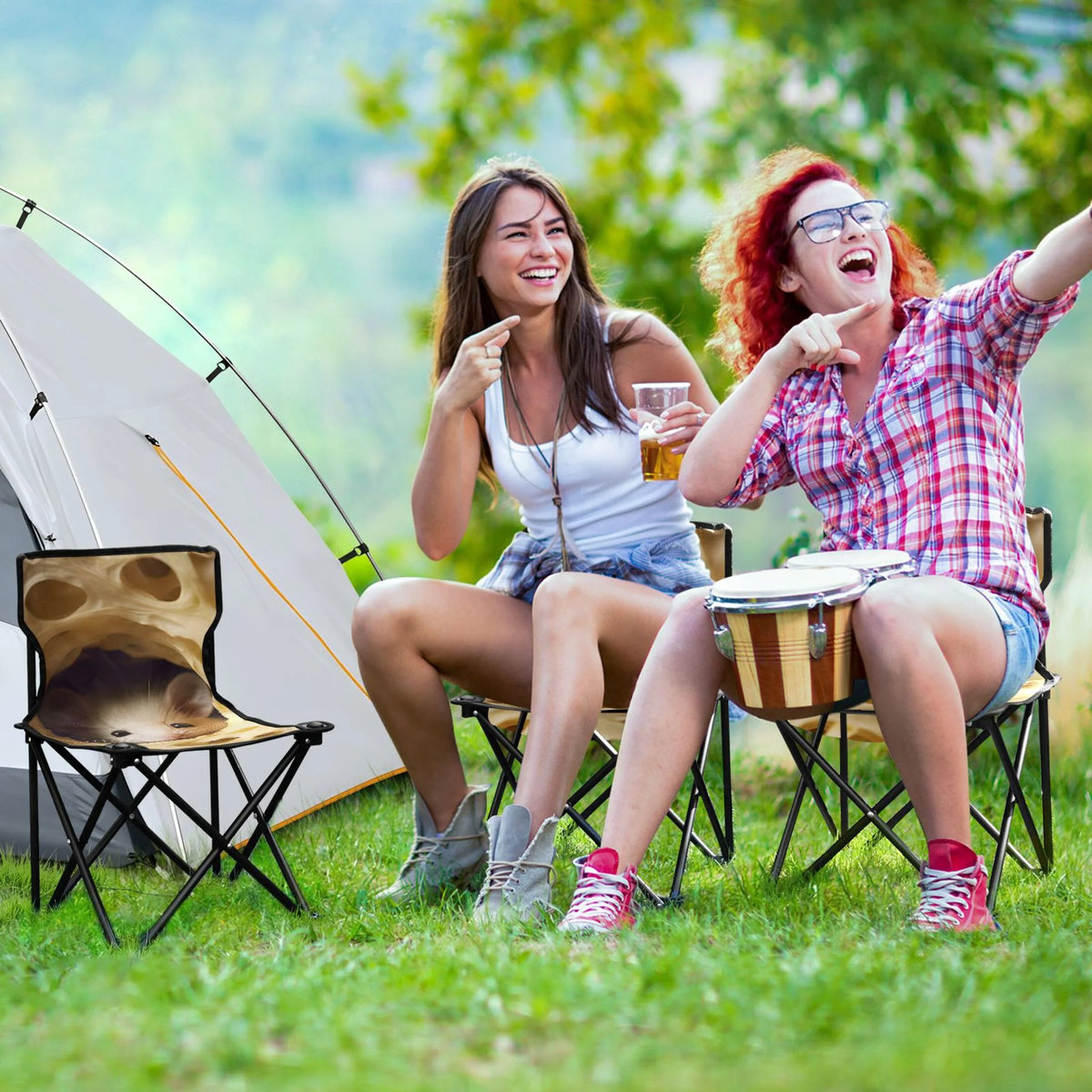 Portable Camping Chair with Carry Bag G29330
