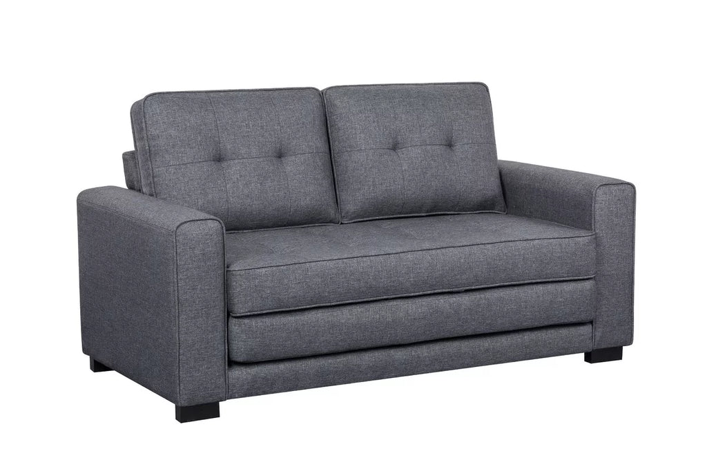 Convertible Sleeper Loveseat Dark Gray V29935