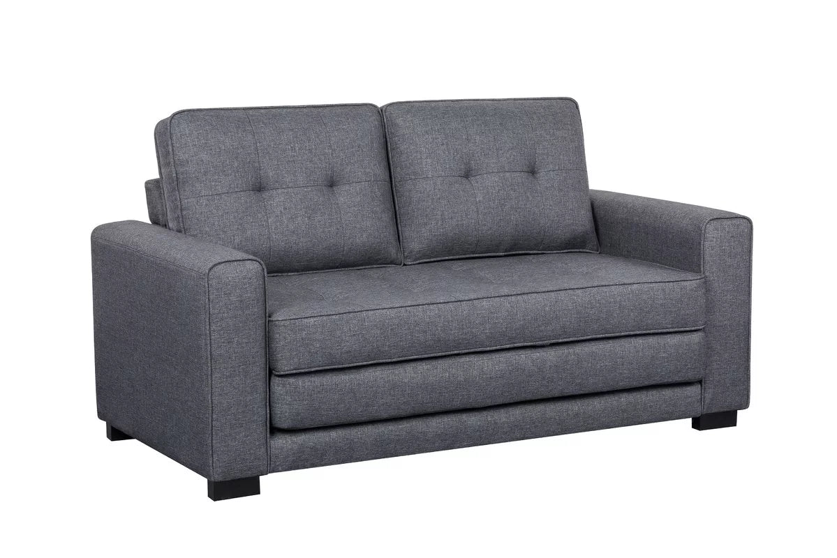 Convertible Sleeper Loveseat Dark Gray V29935