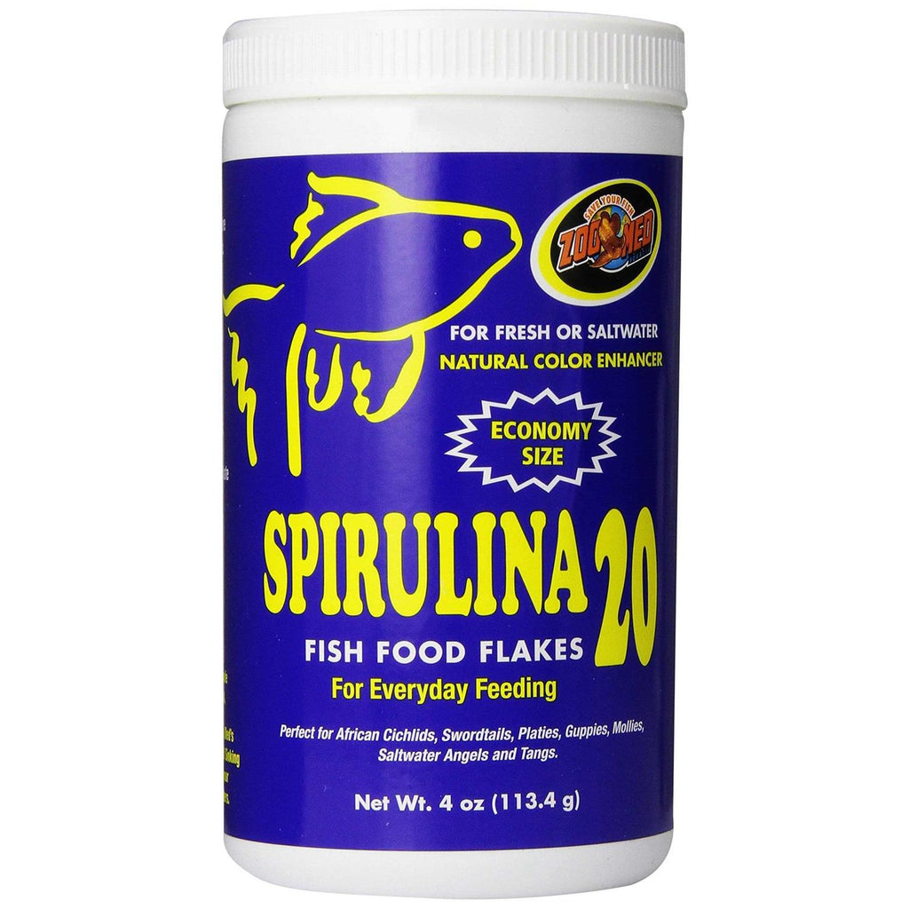 Spirulina 20 Fish Food Flakes Z74725