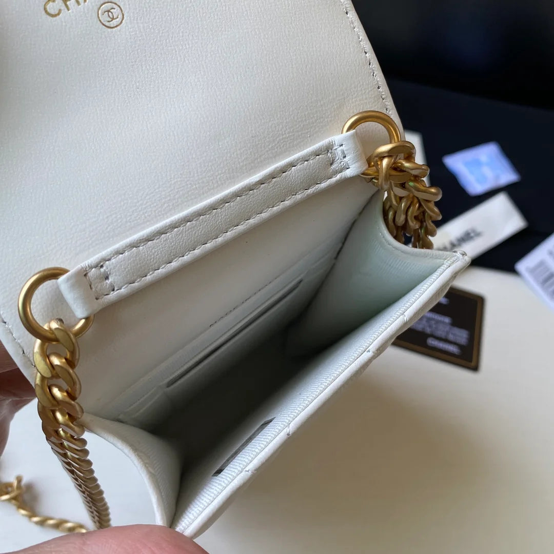 White Phone Holder Bag G4967