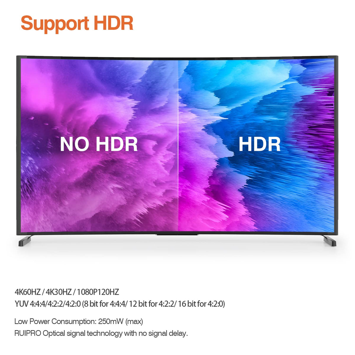 4K60HZ HDR 6 feet HDMI Fiber Cable T939293