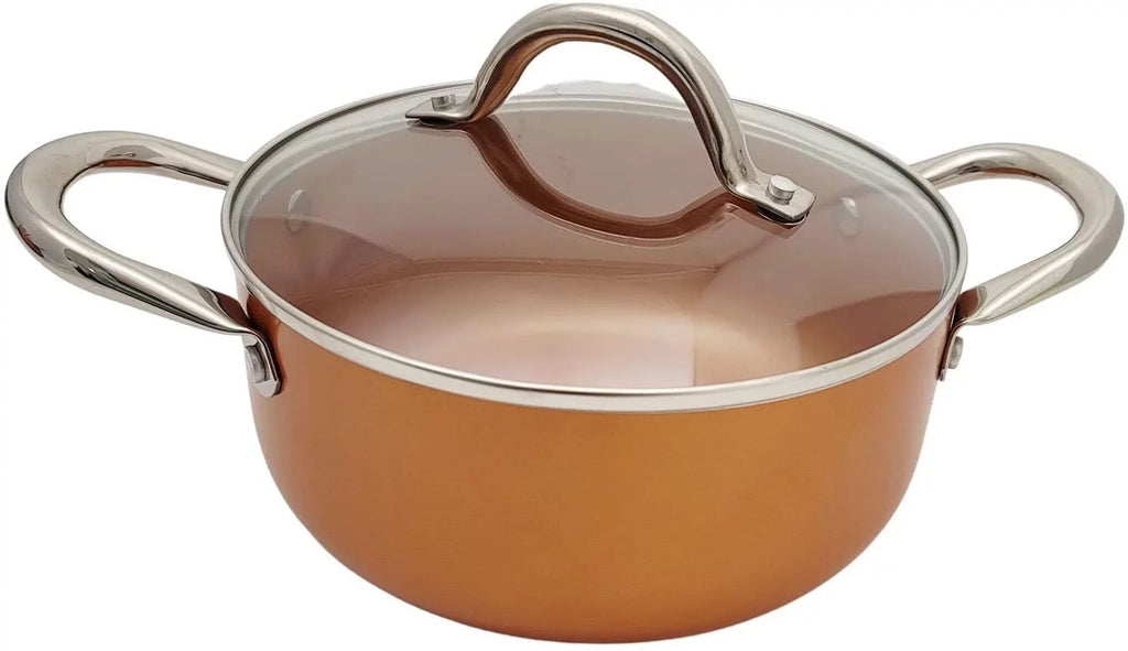 Nonstick Copper Ceramic Dutch Oven 5 Qt Z3752
