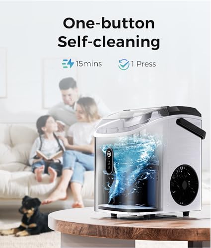 Portable Countertop Ice Maker 26 lbs Self-Cleaning Black I229