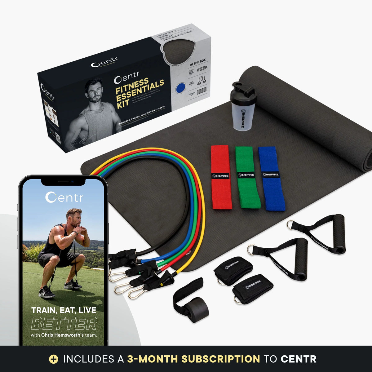 Fitness Essentials Kit Home Workout Equipment V452