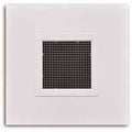 Steel T-Bar Panel Return Air Grille with Aluminum Egg-Crate Core - 6 in. Round Collar W602502