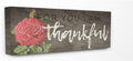 Red Rose Canvas Wall Art, 10 x 24 Y71388
