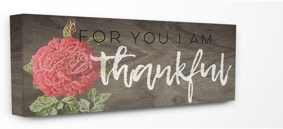 Red Rose Canvas Wall Art, 10 x 24 Y71388