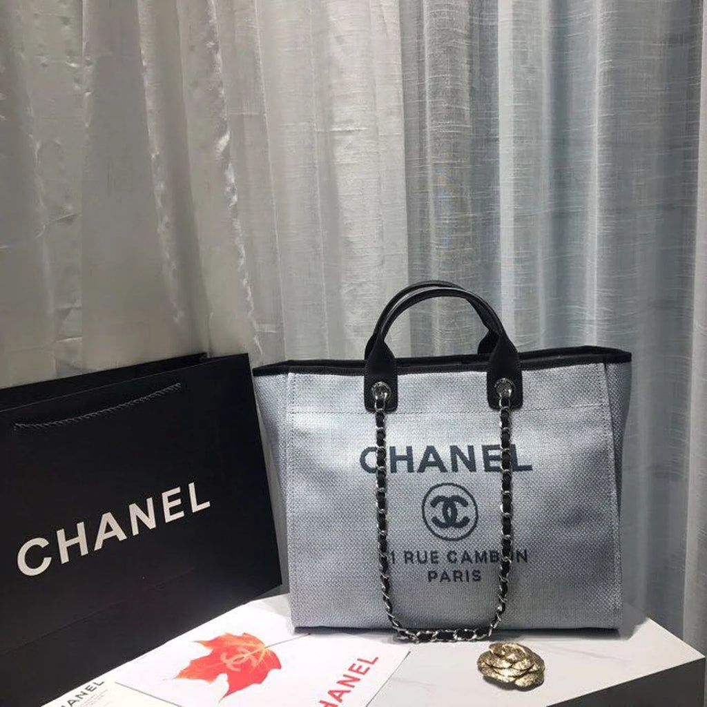 Canvas Tote Bag Light Grey U26050