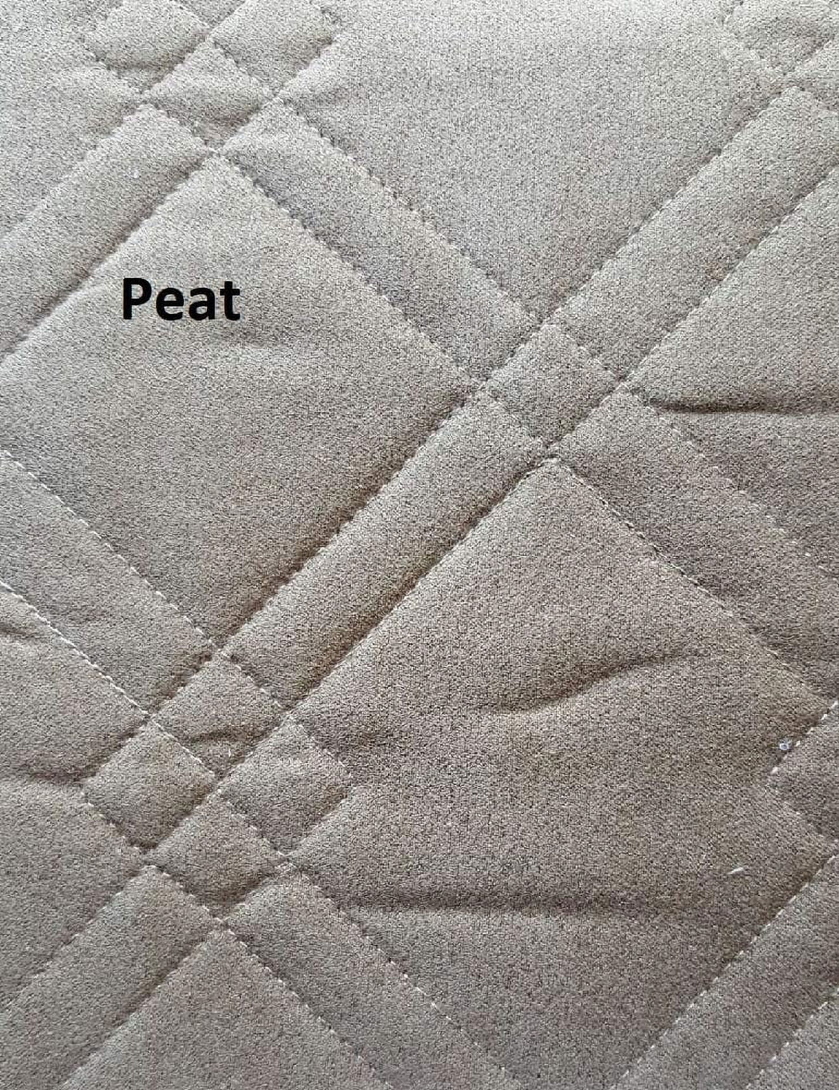 Peat 35X70 Micro Suede Quilted Sectional Sofa Protector V3919