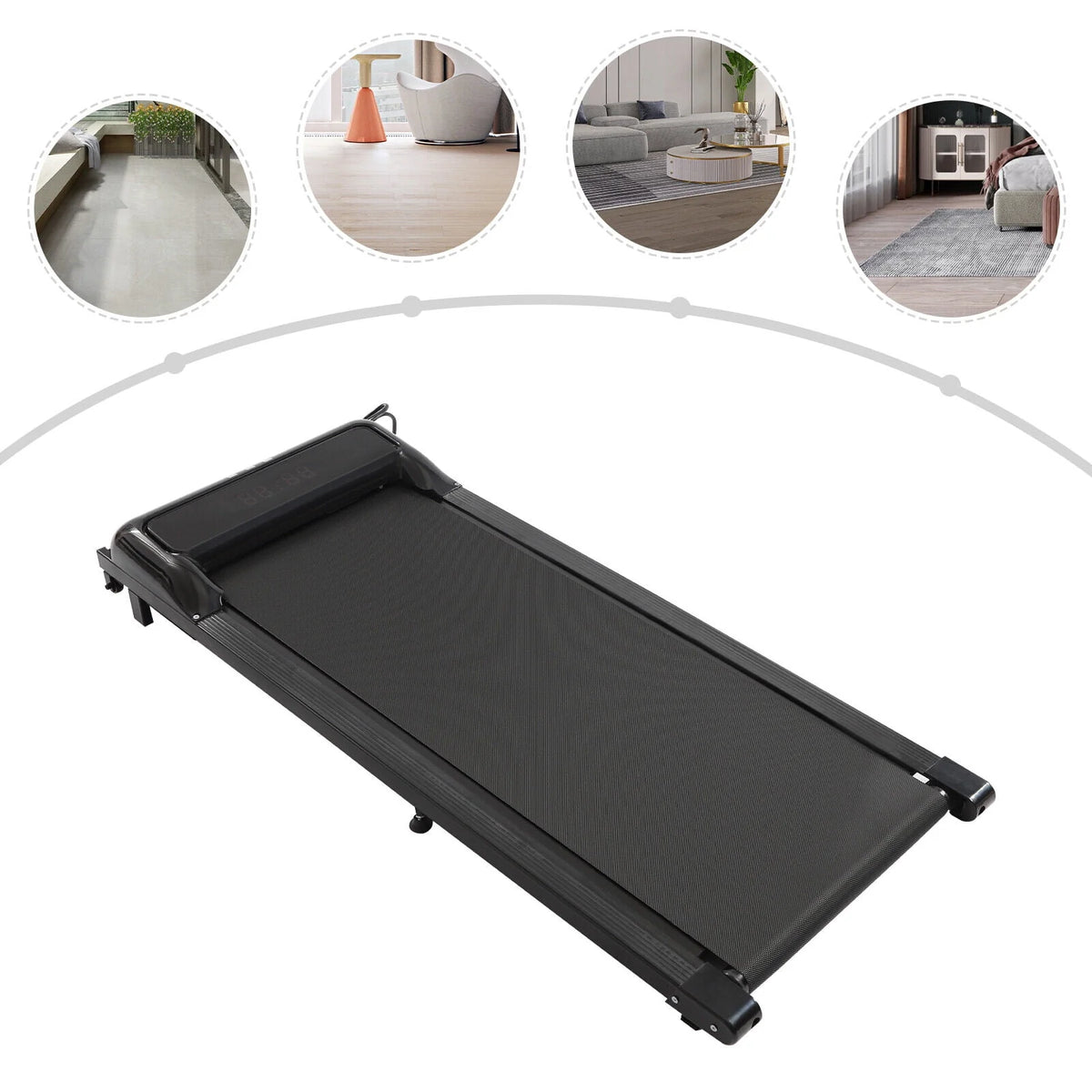 600W Portable Desk Treadmill Walking Pad P1879