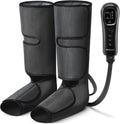 Leg Massager with Air Compression, Foot and Calf Massage Machine with Hand-held Controller 2 Modes 3 Intensities, Adjustable Leg Wraps Z28055