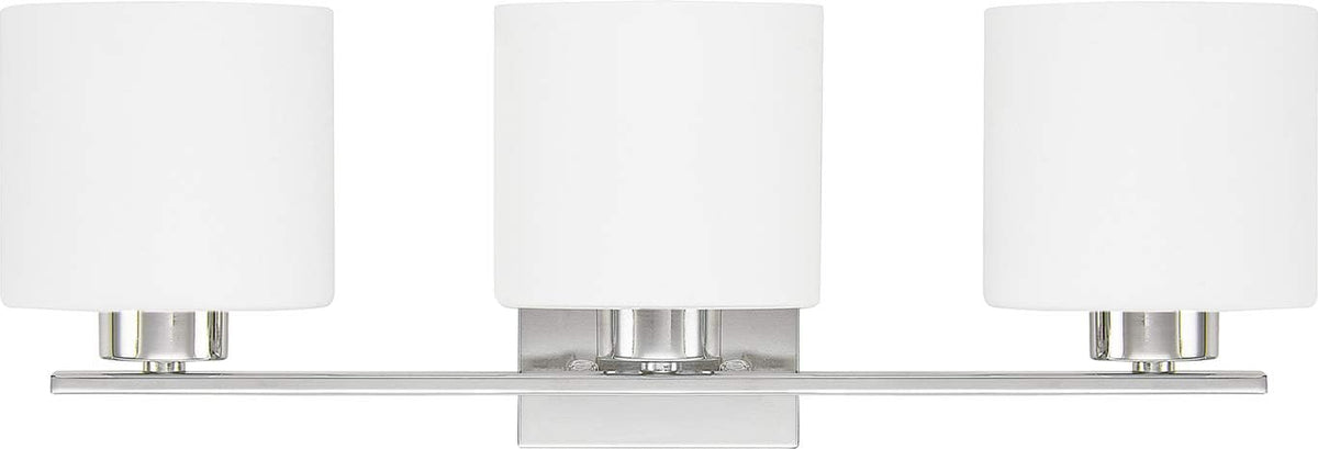 Chrome 3-Light Bath Vanity Wall Mount D574155