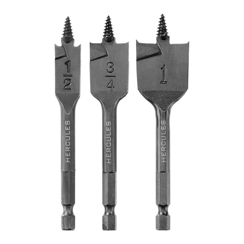 3-Piece Stubby Spade Bit Set F755