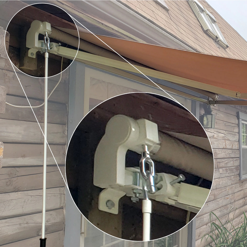 13' x 10' Retractable Patio Awning Canopy K6391