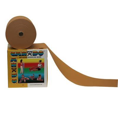 Latex Free Exercise Band - 100 Yard 2 x 50 Yard Rolls - Yellow Z2526