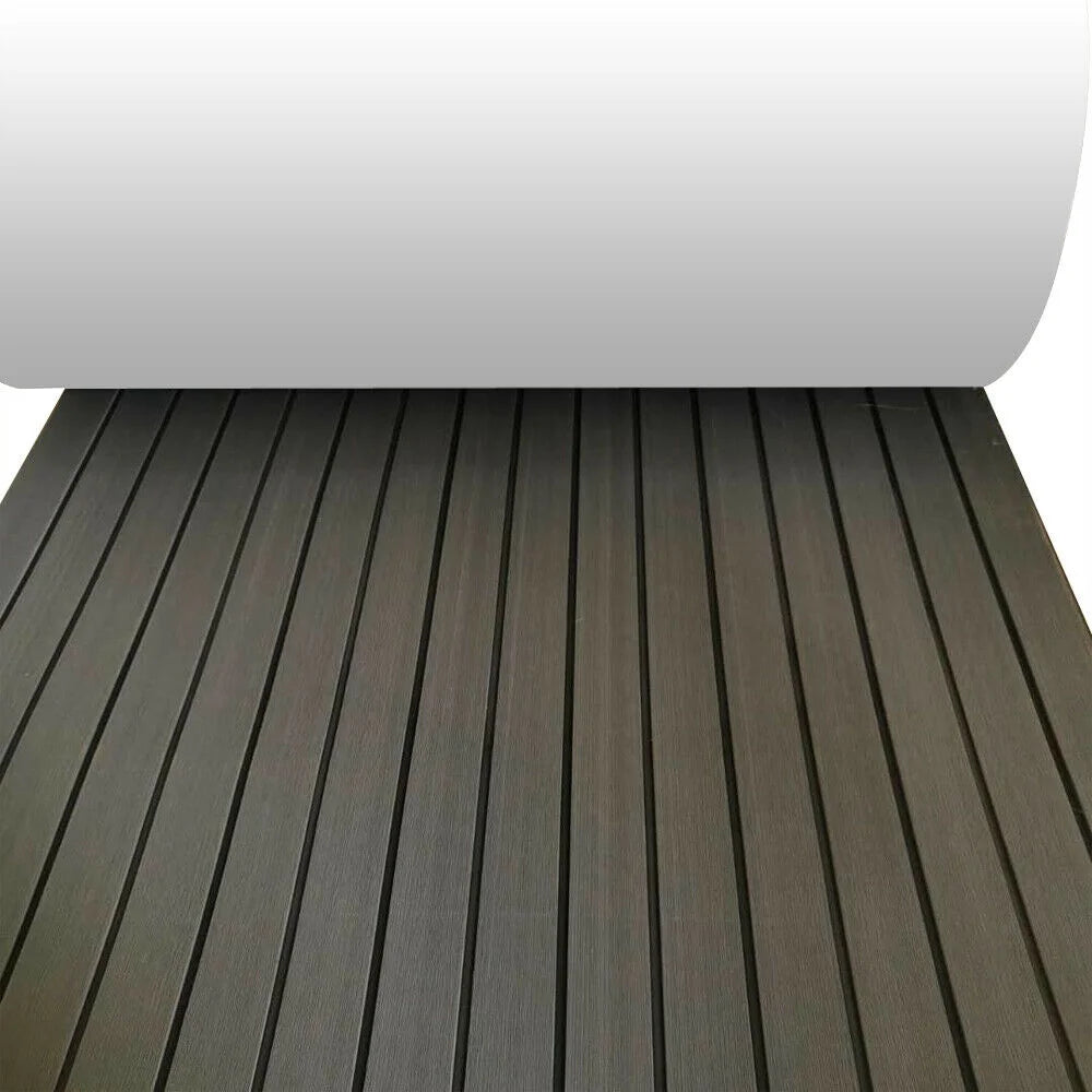 EVA Foam Faux Teak Boat Decking Sheet Marine Yacht Flooring Mat 35.4" X 94.5" J911319