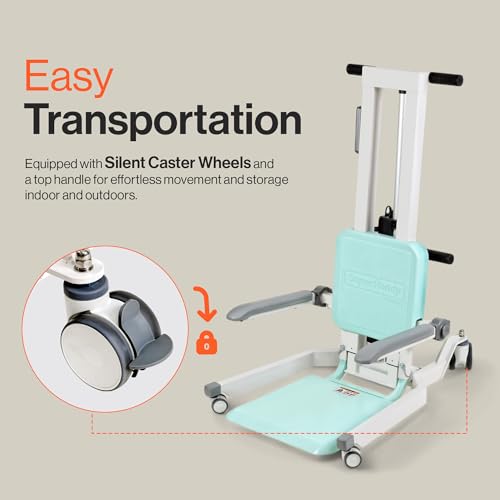 Electric Floor to Stand Lift, 500 Lbs Capacity, Portable, Adjustable T770734