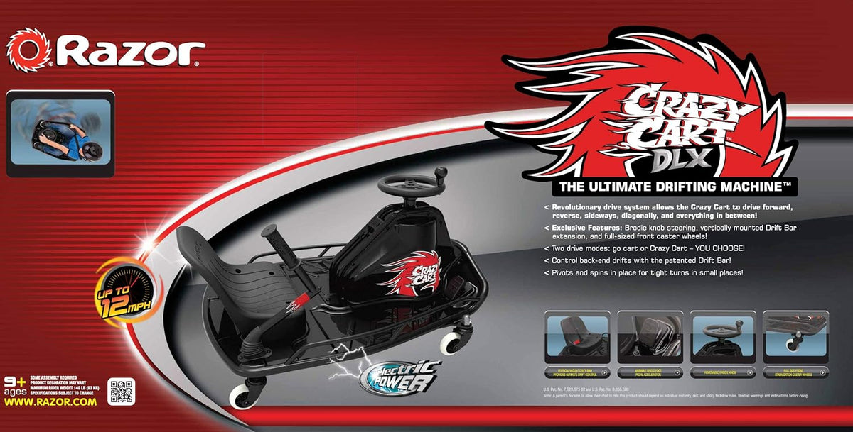 Black/Red 24V Electric Go Kart G976