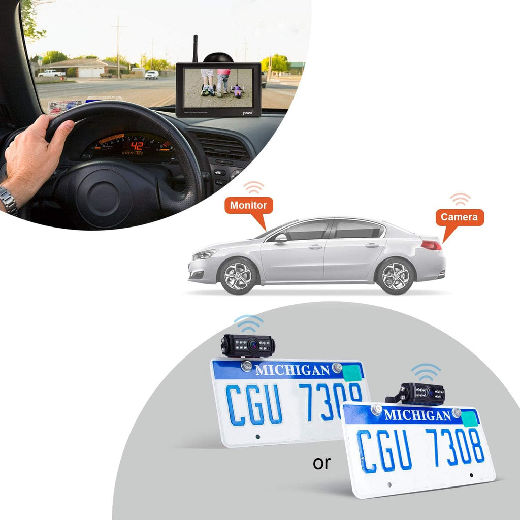 Digital Wireless Backup Camera System with 4.3’’ Monitor W430