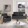54.5" Upholstered Loveseat Sofa with Metal Legs K347