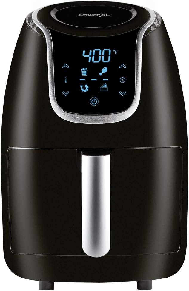 7 QT Black Non Stick Air Fryer Multi Cooker with Dehydrator V4288