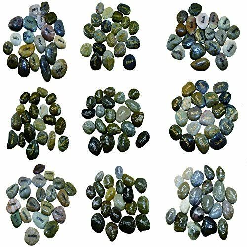 Hope River Stones Bulk Lot 40pcs Y2889