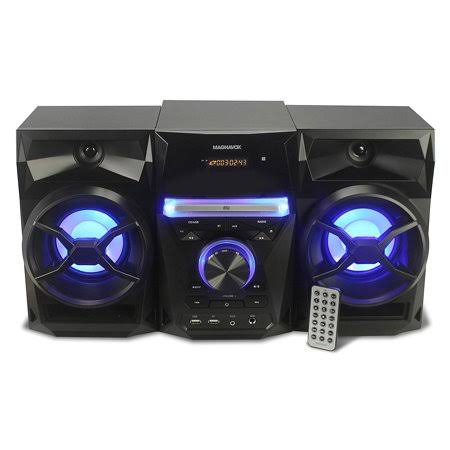 3-Pieces CD Shelf System with Digital PLL FM Stereo Radio R1854