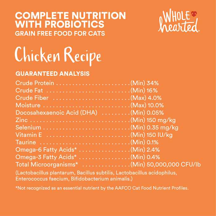 Grain Free Chicken Recipe Dry Kitten Food L192