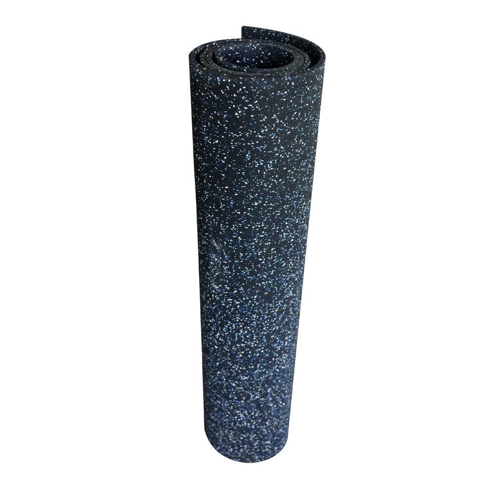 3/16 in. x 4 ft. x 13 ft. Black Rubber Flooring W745