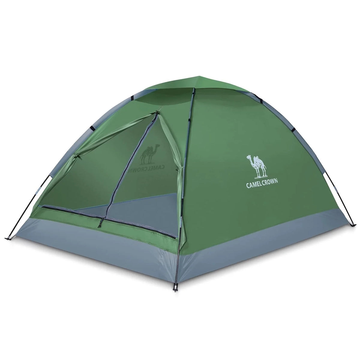 Waterproof 2 Person Dome Camping Tent with Carry Bag Navy Blue H4998