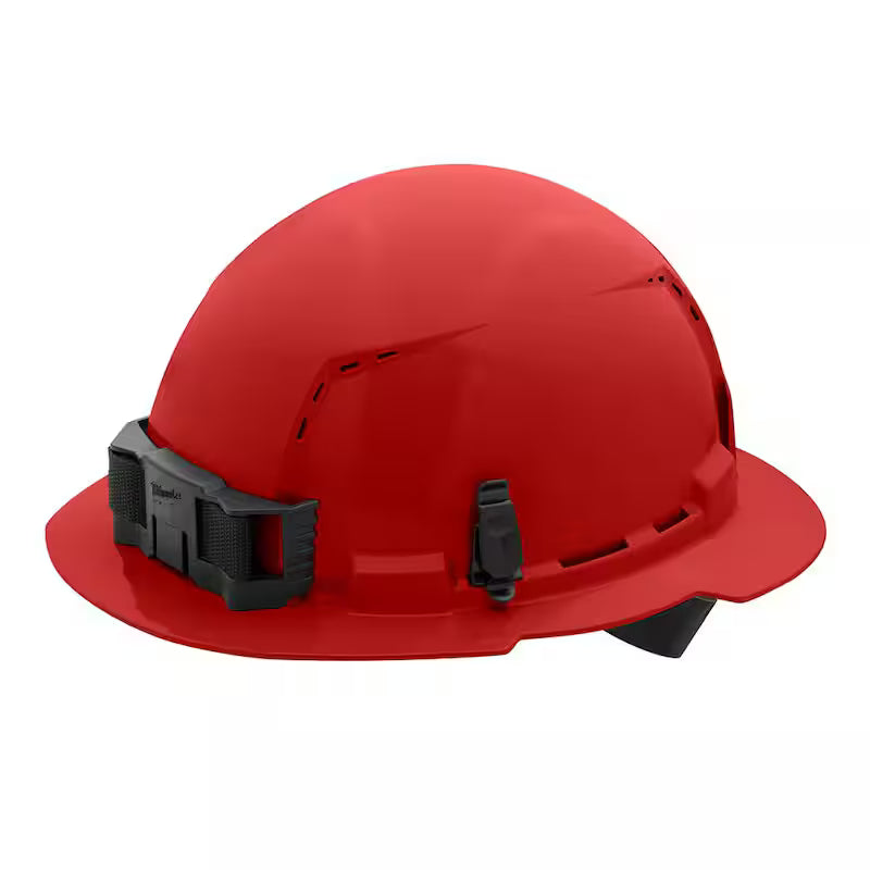 Red Type 1 Class C Full Brim Vented Hard Hat 5-Pack E24292