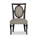 Linen/Almond Buff King Louis Back Side Chair T114736